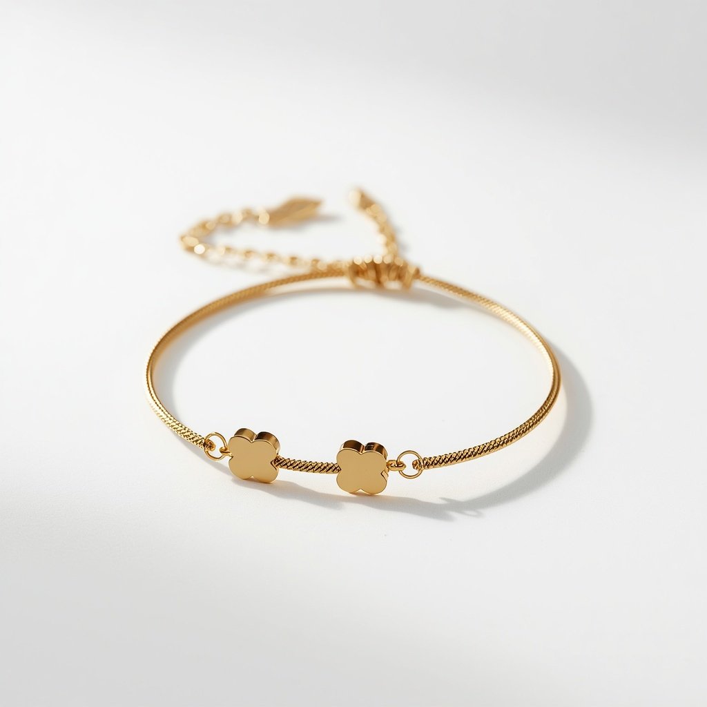 lucid origin esme clover bracelet realistic high quality images clean background studio ligh 0